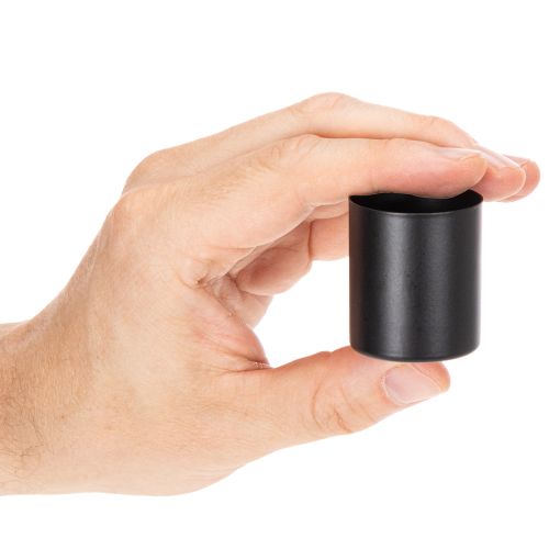 Stabkerzenhalter mit Magnet Metall Schwarz 4 cm 4er-Set | Floristik24.ch