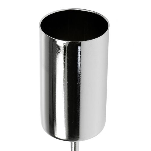 Kerzenhalter Silber für Stabkerzen Ø2,2cm 4St