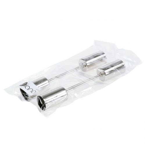 Artikel Kerzenhalter Silber für Stabkerzen Ø2,2cm 4 St
