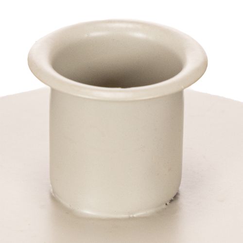 Kerzenhalter Metall Beige Matt 8cm 3er-Set für Stabkerzen | Floristik24.ch