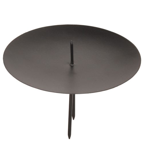 Artikel Kerzenhalter zum Stecken Metall Für Advent Schwarz Ø8cm 4 St