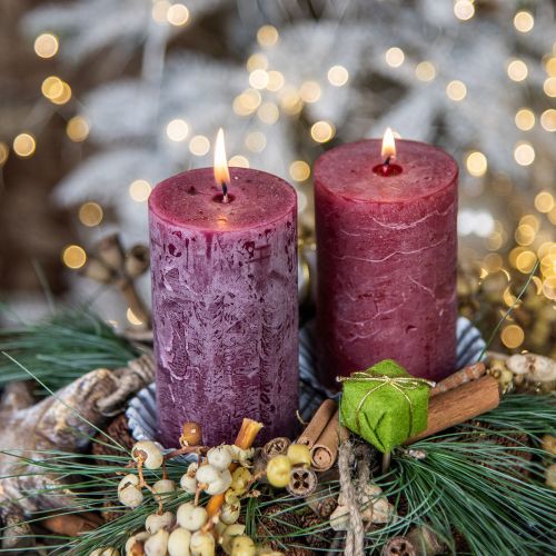 Floristik24 Kerzenhalter Backform Grau Ø8,5cm H7,5cm 4St