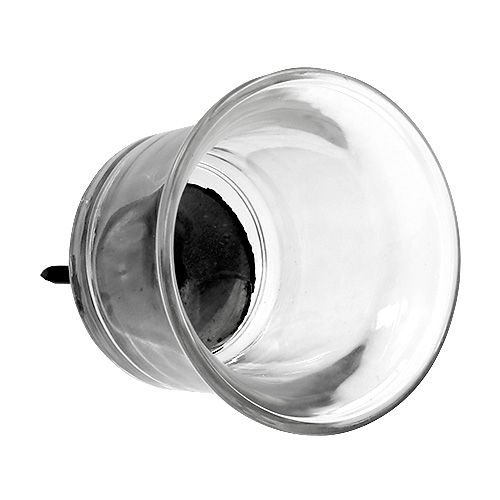 Artikel Kerzenhalter für Teelicht Glas klar Ø6cm H10cm 2St