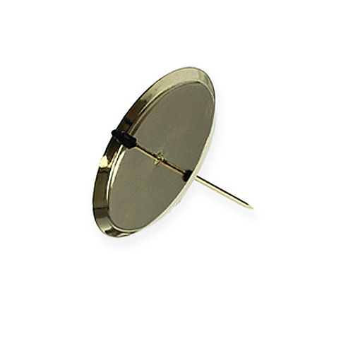 Kerzenhalter Gold Ø7cm 4St