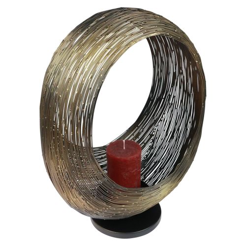 Floristik24 Kerzenleuchter Metall Deko Skulptur Teelichthalter H45cm