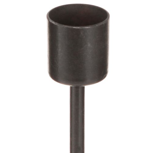 Artikel Kerzenständer Stabkerzenhalter Antikbraun H21,5cm 2St