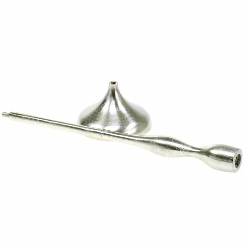 Artikel Kerzenständer Antik Silber H31cm