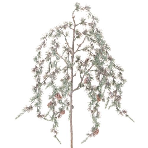 Künstlicher Kiefernzweig mit Zapfen 80 cm Grün