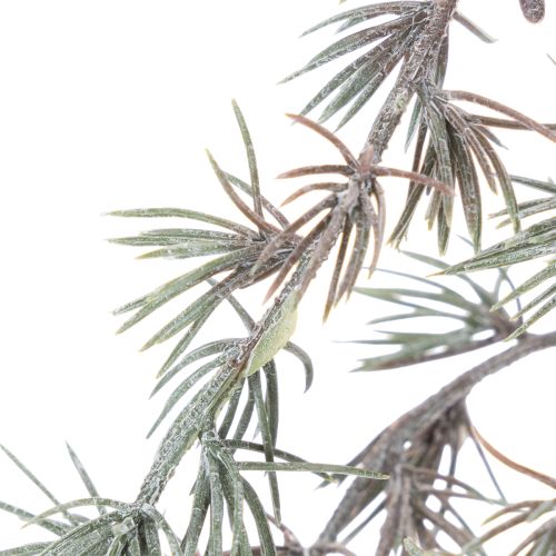 Künstlicher Kiefernzweig mit Zapfen 80 cm Grün | Floristik24.ch