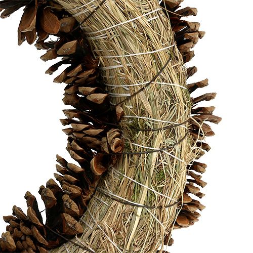 Kieferzapfenkranz rund Ø27cm