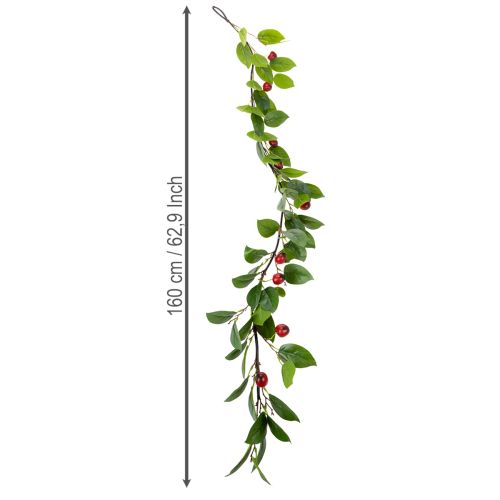 Artikel Künstliche Girlande mit Kirschen Perfekt für natürliche Raumdeko florale Optik 160cm