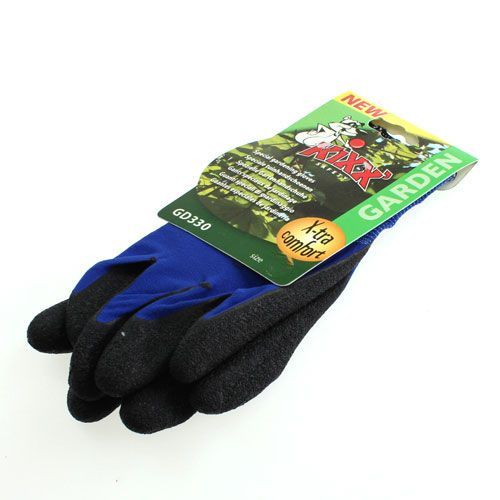Artikel Kixx Gartenhandschuhe Blau, Schwarz Gr.10