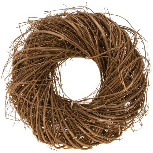 Floristik24 Kleiner Kranz aus Zweigen Dekokranz Ulme Natur Ø25cm