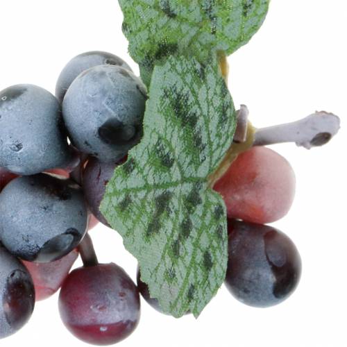 Floristik24 Künstliche Mini-Weintrauben Bordo 9cm