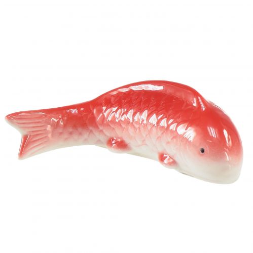 Artikel Koi Deko Fische Keramik Rot Weiß Schwimmend 15cm 3St