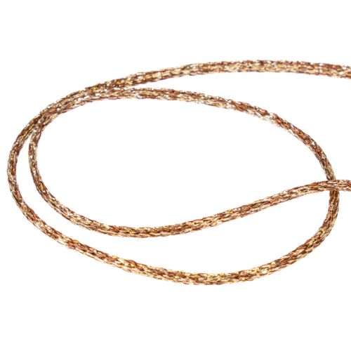Dekokordel glänzend auf Rolle 3 mm 20 m in Gold | Floristik24.ch