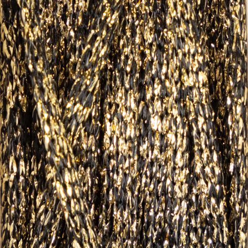 Kordel Polyester Schwarz-Gold 3mm 20m für Dekoration und Geschenkverpackung | Floristik24.ch