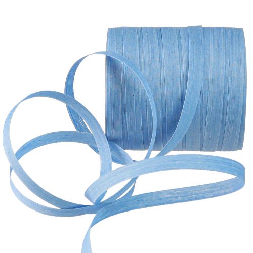 Kräuselband Blau Nachhaltiges Geschenkband 10mm 100m