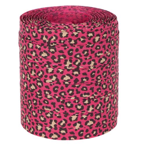 Dekoband Kräuselband Leoprint