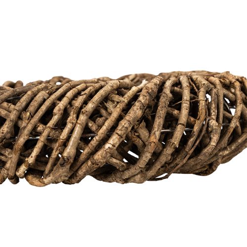 Dekokranz aus Naturzweigen Rattan rund braun 45 cm für den Innenbereich | Floristik24.ch
