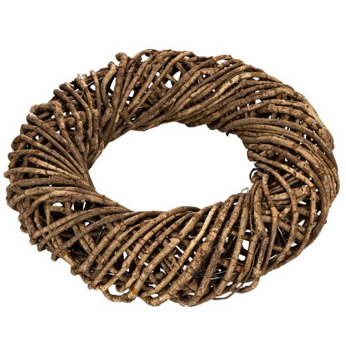 Dekokranz aus Naturzweigen Rattan rund braun 45 cm für den Innenbereich | Floristik24.ch