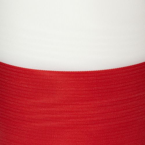 Kranzband Moiré 125mm Weiss-Rot aus Acetat – Trauer- und Dekorationsband 25m Rolle | Floristik24.ch