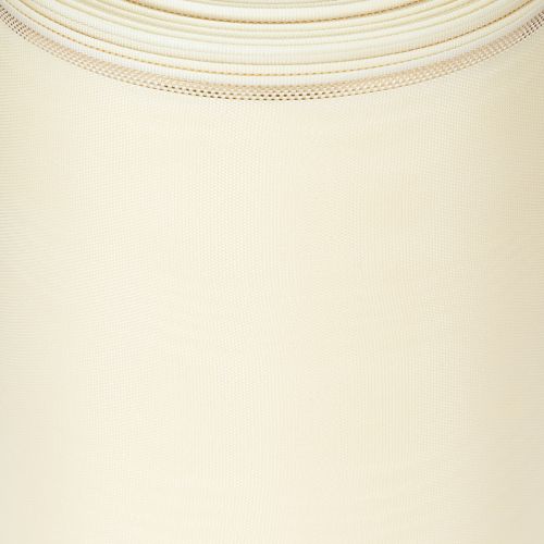 Kranzband Supersatin Creme mit Goldkante 125mm x 25m Wasserfest für Dekoration | Floristik24.ch