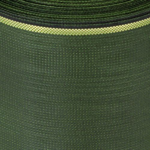 Kranzband Dunkelgrün mit Goldkante 75mm 25m - Ideal für Trauerschleifen und Floristik | Floristik24.ch