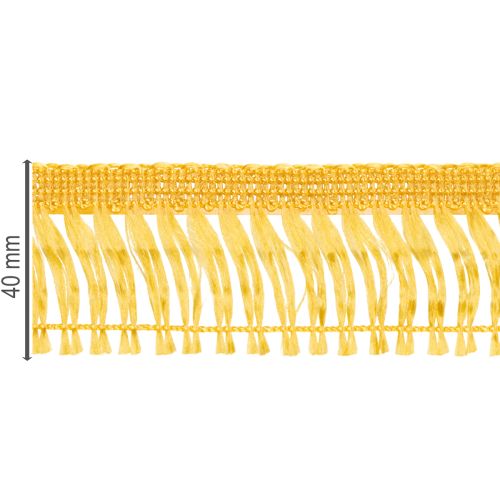 Artikel Fransenband Selbstklebend Gold 40mm x 25m Dekoband für Kranz- und Bastelarbeiten