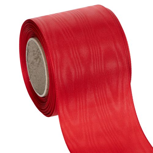 Kranzband Rot 75mm x 25m - Trauerfloristik & Dekoration, Robustes Schleifenband für Beschriftungen online kaufen | Floristik24.ch