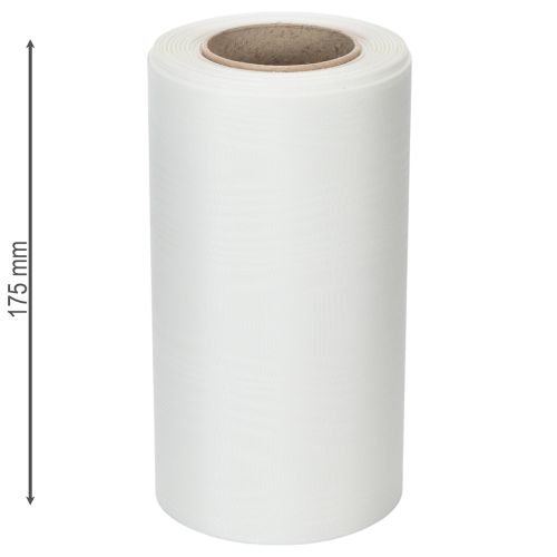 Artikel Kranzband Weiß Trauerfloristik 175mm Breit 25m Lang Hochwertiges Acetat Schleifenband