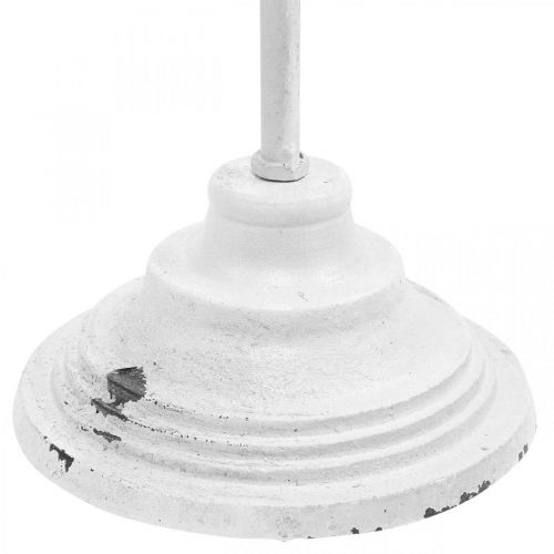 Floristik24 Kranzhalter Weiß Shabby Chic Kranzständer 1 Haken H76cm