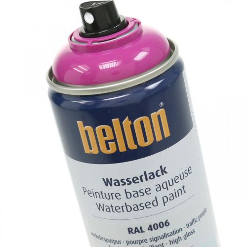 Artikel Belton free Wasserlack Pink Verkehrspurpur Hochglanz Spray 400ml