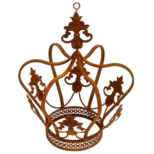 Floristik24 Krone Rost Ø17,5cm H22,5cm