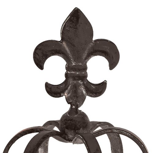 Floristik24 Gartendeko, Krone aus Metall, Dekostecker, Metalldeko Antik-Optik