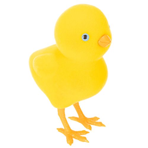 Floristik24 Küken Dekoration für Ostern Tischdeko Wiederverwendbar Wohnzimmer Dekoration 16cm 2St
