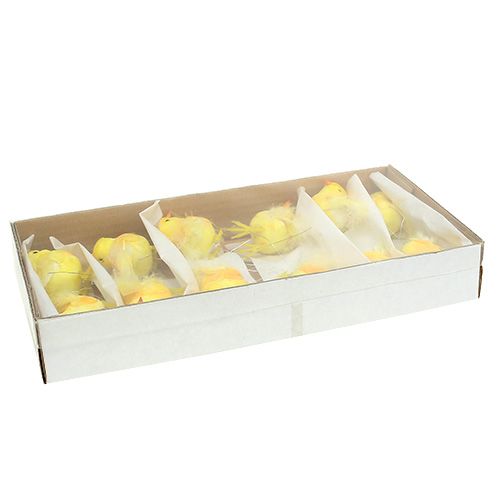 Floristik24 Küken am Draht gelb 5,5cm 12St