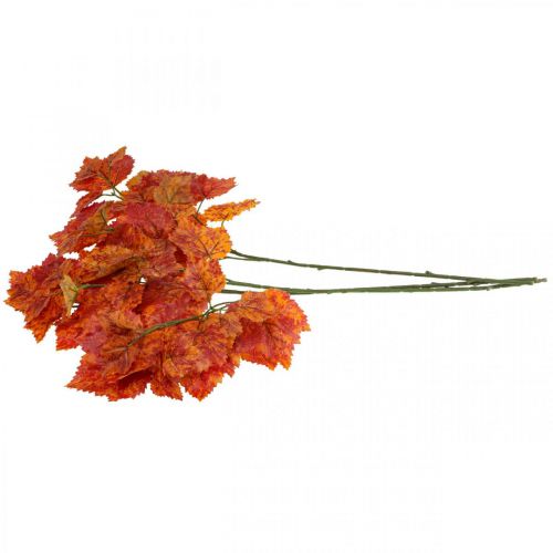 Artikel Künstliches Weinlaub Rot Orange Grün Kunstpflanzen 63cm 3St