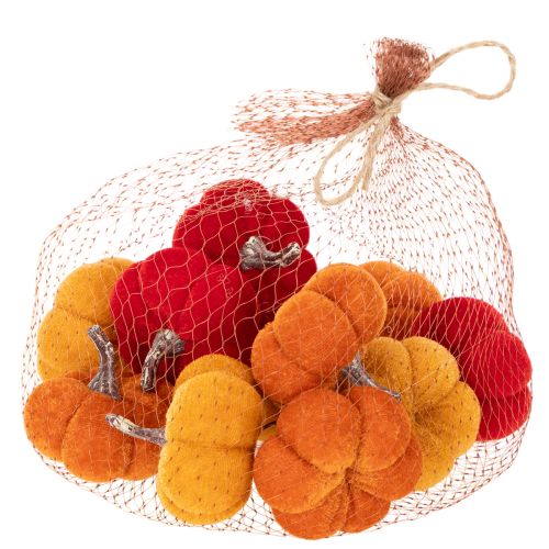 Deko Kürbis Set aus Samt, 5