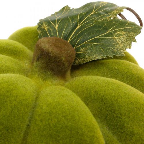 Floristik24 Deko-Kürbis beflockt Mix Orange, Grün, Rot Herbstdeko 16cm 3 St