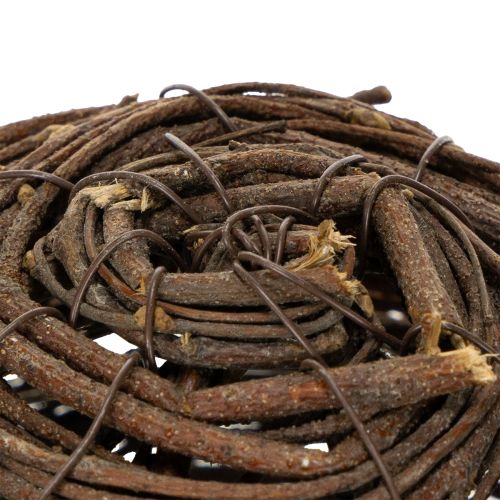 Artikel Kugel aus Reben Natur Braun zum Dekorieren Ø14cm H14cm