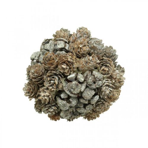 Weihnachtsdeko Zapfen Kugel zum Hängen Christbaumschmuck Ø10cm