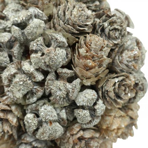 Floristik24 Weihnachtsdeko Zapfen Kugel zum Hängen Christbaumschmuck Ø10cm