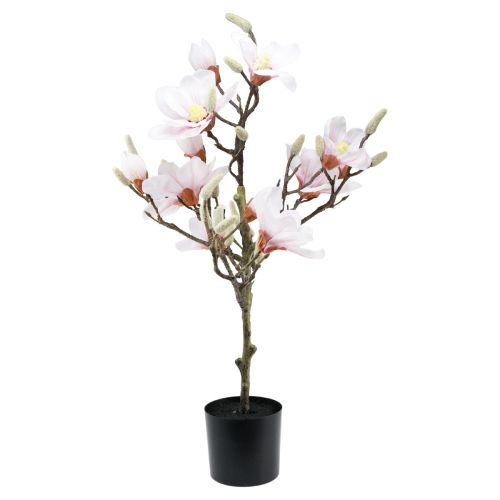 Künstlicher Magnolienbaum Rosa 74cm Kunstblume Deko