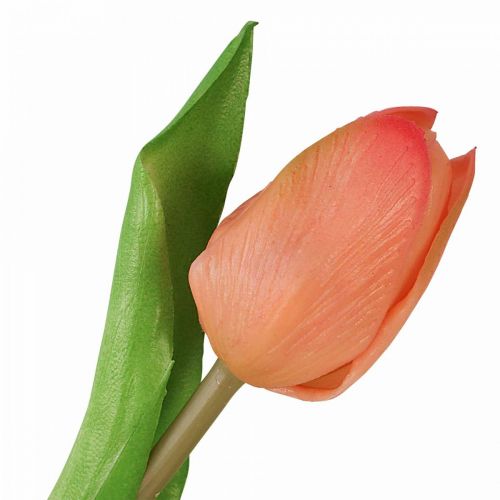Artikel Kunstblume Tulpe Peach Real Touch Frühlingsblume H21cm