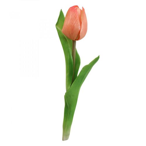 Artikel Kunstblume Tulpe Peach Real Touch Frühlingsblume H21cm