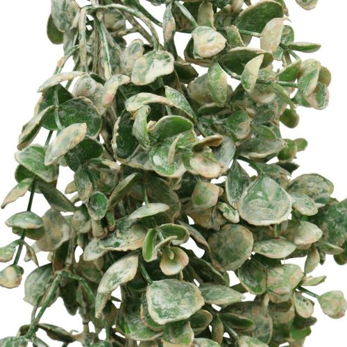 Artikel Kunstpflanze, Buchsbaumgirlande Grün Weiß gewaschen L148cm