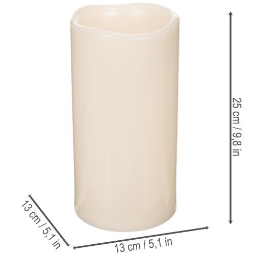 LED Kerze gross 25 cm