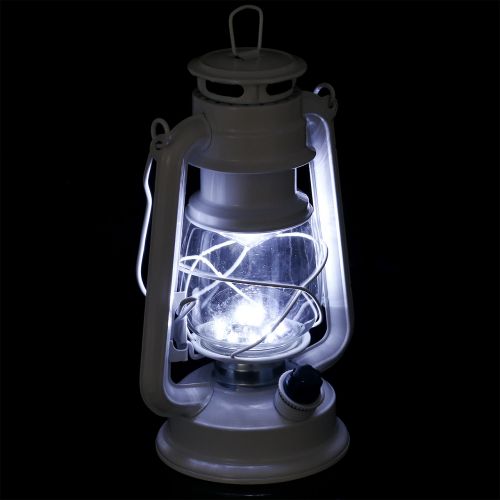 Floristik24 LED-Laterne dimmbar Warmweiß 24,5cm mit 15 Lampen