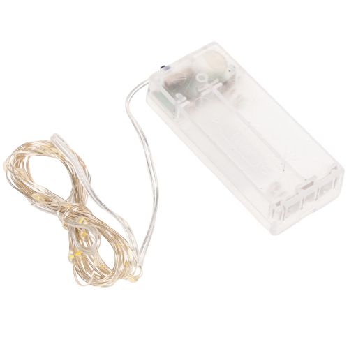 LED Lichterkette Innen Batteriebetrieben 30 LEDs Warmweiss 3 m 6er-Set | Floristik24.ch